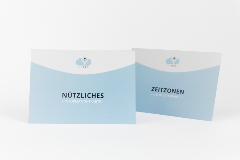 The map of time zones included gives you a clear overview of the different zones in Europe. Another map contains the most important rules for a relaxing flight as well as helpful tips against the widespread fear of flying.
